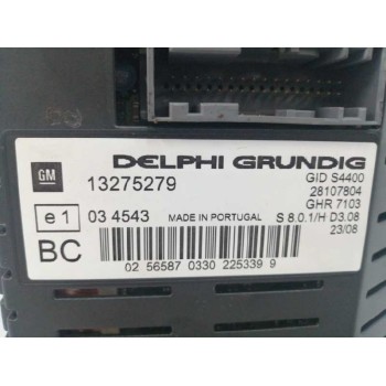 Recambio de pantalla multifuncion para opel corsa d 1.4 16v referencia OEM IAM 13275279  