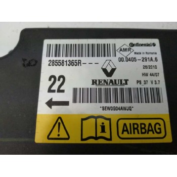 Recambio de centralita airbag para renault megane iii berlina 5 p 1.5 dci diesel referencia OEM IAM 285581365R  