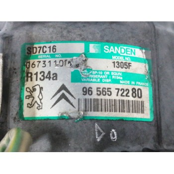 Recambio de compresor aire acondicionado para citroën c5 ii (rc_) 2.2 hdi (rc4hxe) referencia OEM IAM 9656572280 ENCHUFE DAÑADO 