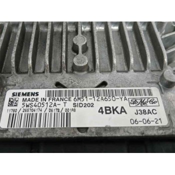 Recambio de centralita motor uce para ford focus berlina (cap) ghia referencia OEM IAM 6M5112A650YA 5WS40512AT 4BKAJ38AC