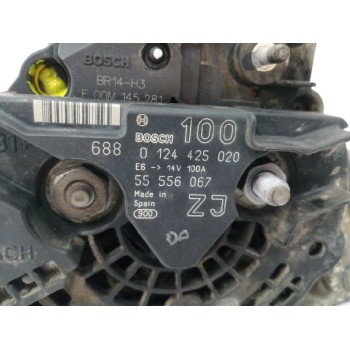 Recambio de alternador para opel zafira / zafira family b (a05) 1.6 (m75) referencia OEM IAM 55556067 100A 0124425020
