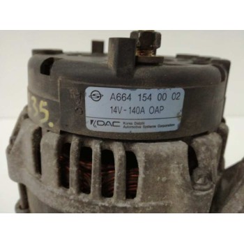 Recambio de alternador para ssangyong kyron 200 xdi 2wd referencia OEM IAM A6641540002 140A 