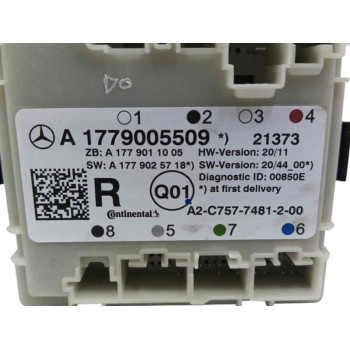Recambio de modulo electronico para mercedes-benz gla (h247) gla 200 d (247.712) referencia OEM IAM A1779005509 A1779011005 A177