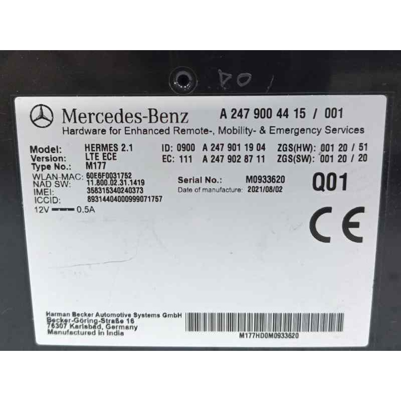 MODULO ELECTRONICO A2479011904 A2479028711