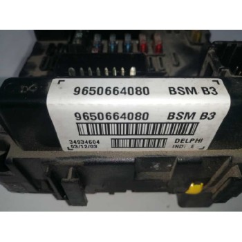 Recambio de caja reles / fusibles para peugeot 206 berlina 1.4 16v cat (kfu / et3j4) referencia OEM IAM 9650664080  