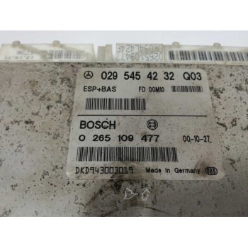 Recambio de centralita abs para mercedes-benz clase a (w168) 170 cdi (168.008) referencia OEM IAM 0295454232 0265109477 