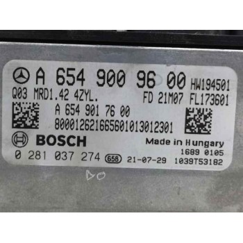 Recambio de centralita motor uce para mercedes-benz gla (h247) gla 200 d (247.712) referencia OEM IAM A6549009600 A6549017600 02