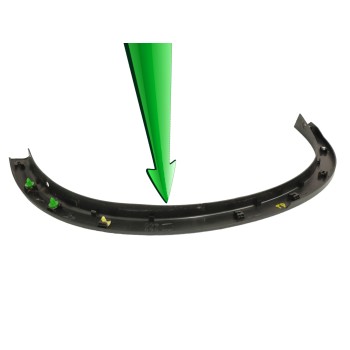 Recambio de aletin trasero derecho para nissan x-trail (t32) 1.6 dci turbodiesel cat referencia OEM IAM 788604CE0A OBSERVAR FOTO