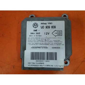 Recambio de centralita airbag para volkswagen golf iv berlina (1j1) highline referencia OEM IAM 1J0909609 5WK42800 