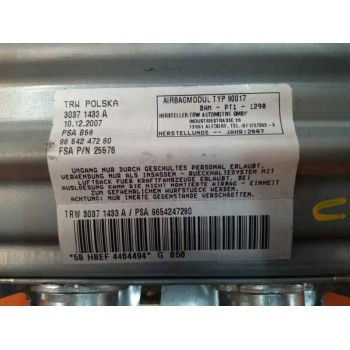 Recambio de airbag delantero derecho para citroën c4 grand picasso exclusive referencia OEM IAM 9654247280  