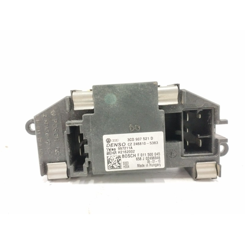Recambio de resistencia calefaccion para volkswagen caddy ka/kb (2k) 2.0 sdi referencia OEM IAM 3C0907521D 2468105383 
