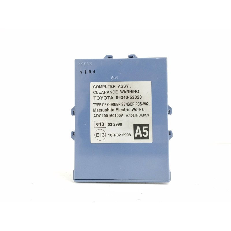 Recambio de modulo electronico para lexus is200 (ds2/is2) 2.2 d-cat referencia OEM IAM 8934053020 ADC100160100A Recambio de modulo electronico para lexus is200 (ds2/is2) 2.2 d-cat referencia OEM IAM 8934053020 ADC100160100A
