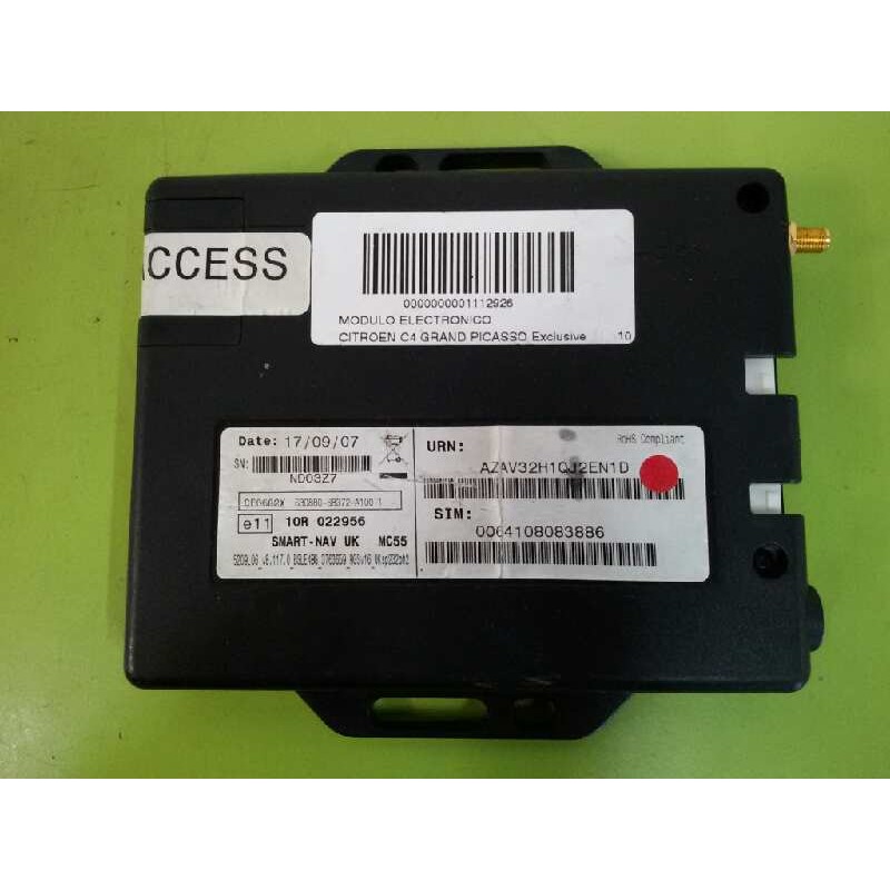 Recambio de modulo electronico para citroën c4 grand picasso exclusive referencia OEM IAM   