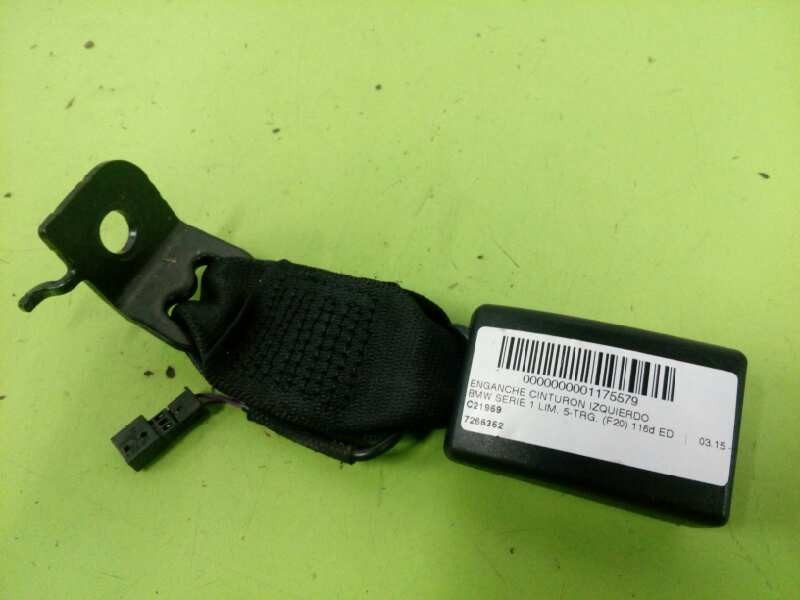 Recambio de enganche cinturon izquierdo para bmw serie 1 lim. 5-trg. (f20) 116d ed referencia OEM IAM 7266352 TRASERO Recambio de enganche cinturon izquierdo para bmw serie 1 lim. 5-trg. (f20) 116d ed referencia OEM IAM 7266352 TRASERO