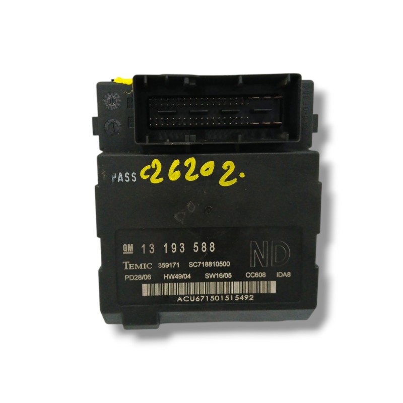 Recambio de modulo electronico para opel vectra c berlina 1.9 cdti referencia OEM IAM 13193588  