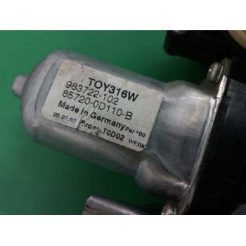 Recambio de elevalunas delantero izquierdo para toyota yaris (ksp9/scp9/nlp9) básico referencia OEM IAM TIJERA 857020F010 CARIBE