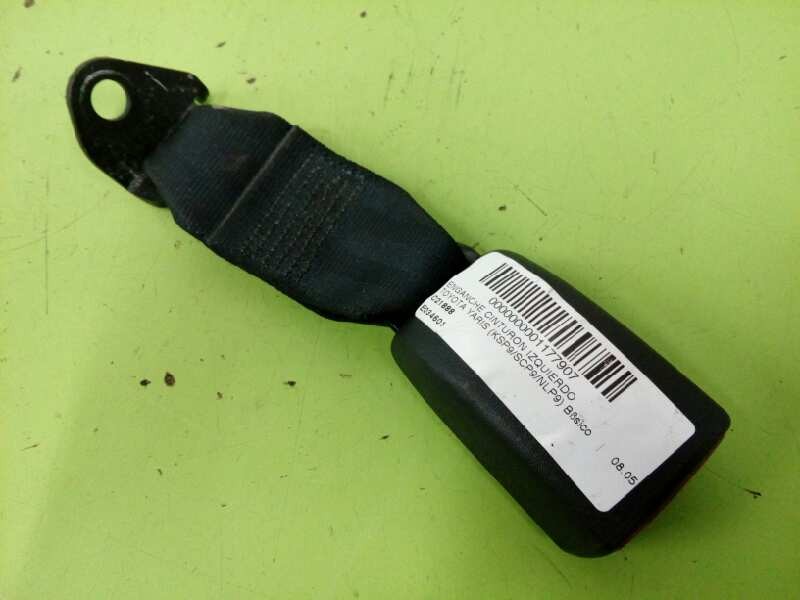 Recambio de enganche cinturon izquierdo para toyota yaris (ksp9/scp9/nlp9) básico referencia OEM IAM E034601 TRASERO 