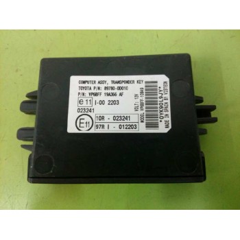 Recambio de modulo electronico para toyota yaris (ksp9/scp9/nlp9) básico referencia OEM IAM 897800D010  