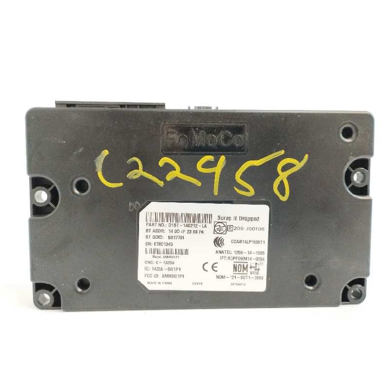 Recambio de modulo electronico para ford tourneo courier (c4a) 1.5 tdci cat referencia OEM IAM D1BT14D212LA  