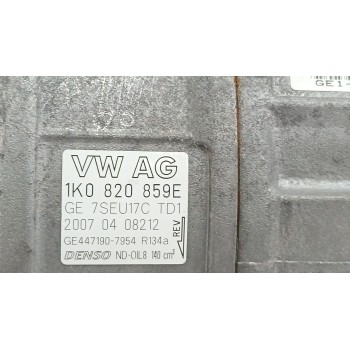 Recambio de compresor aire acondicionado para volkswagen golf v (1k1) 1.6 fsi referencia OEM IAM 1K0820859E  