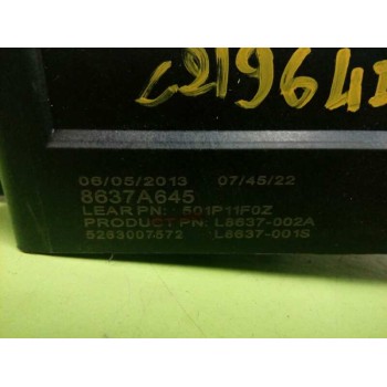 Recambio de caja reles / fusibles para mitsubishi asx (ga0w) motion 2wd referencia OEM IAM 8637A645  