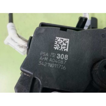 Recambio de cerradura puerta delantera derecha para citroën c3 sx referencia OEM IAM 732308  