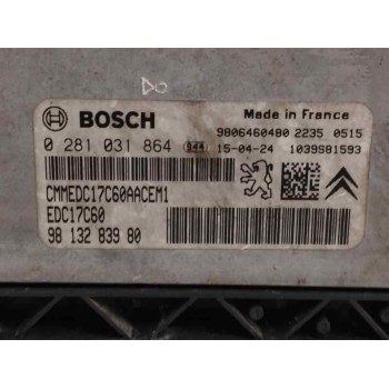 Recambio de centralita motor uce para citroën c4 picasso 1.6 blue-hdi fap referencia OEM IAM 9813283980 0281031864 
