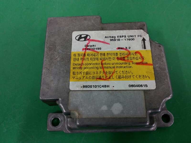Recambio de centralita airbag para hyundai matrix (fc) 1.5 crdi gls referencia OEM IAM 9591017600 12210199 