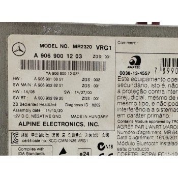 Recambio de sistema audio / radio cd para mercedes-benz sprinterii caja cerrada (desde 01.06) 2.1 cdi referencia OEM IAM A906900