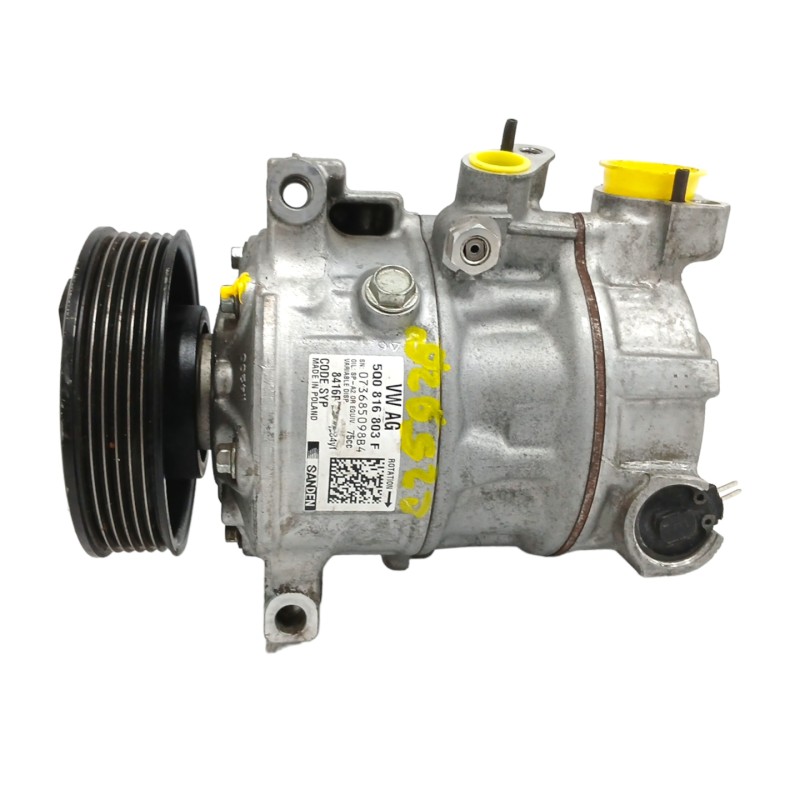 Recambio de compresor aire acondicionado para seat leon st (5f8) 1.5 16v tsi act referencia OEM IAM 5Q0816803F ENCHUFE DAÑADO 