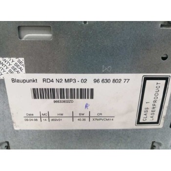 Recambio de sistema audio / radio cd para citroën c5 station wagon 2.0 hdi fap cat (rhr / dw10bted4) referencia OEM IAM 96630802