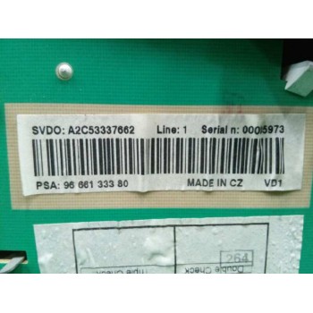 Recambio de cuadro instrumentos para peugeot 207 sport referencia OEM IAM 9666133380 A2C53337662 