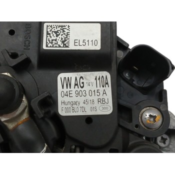 Recambio de alternador para seat leon st (5f8) 1.5 16v tsi act referencia OEM IAM 04E903015A ENCHUFE DAÑADO 110A