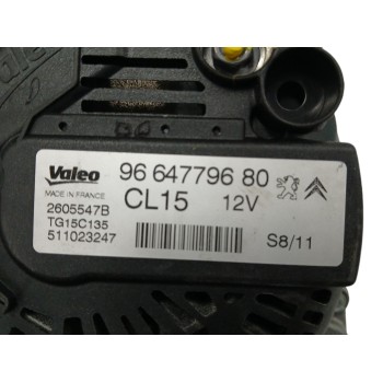 Recambio de alternador para citroën c4 picasso 1.6 hdi fap referencia OEM IAM 9664779680  