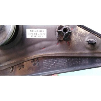 Recambio de retrovisor derecho para peugeot 206 berlina x-line referencia OEM IAM 96480957XT MANUAL 