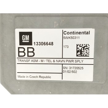 Recambio de modulo electronico para chevrolet trax 1.7 diesel cat referencia OEM IAM 13306648 5WK50311 