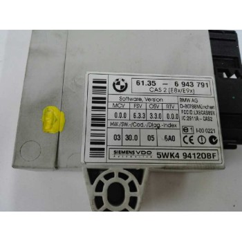 Recambio de centralita check control para bmw serie 1 berlina (e81/e87) 118d referencia OEM IAM 61356943791 5WK494120BF 