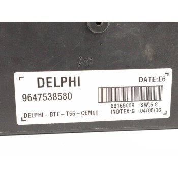 Recambio de modulo electronico para peugeot 307 cc (s2) 1.6 16v cat referencia OEM IAM 9647538580  