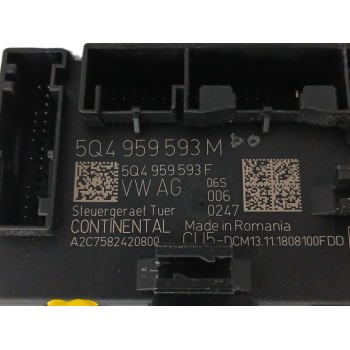 Recambio de modulo electronico para seat leon st (5f8) 1.5 16v tsi act referencia OEM IAM 5Q4959593M UNIDAD CONTROL DE PUERTA A2