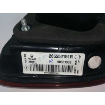 Recambio de piloto trasero izquierdo interior para renault kadjar xmod 4x4 referencia OEM IAM 265550151R 90061332 