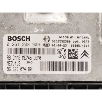 Recambio de centralita motor uce para peugeot 307 cc (s2) 1.6 16v cat referencia OEM IAM 9662307480 0261208909 9652552380