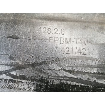 Recambio de paragolpes trasero para seat leon (5f1) 1.6 tdi referencia OEM IAM 5F0807421A OBSERVAR FOTOS 
