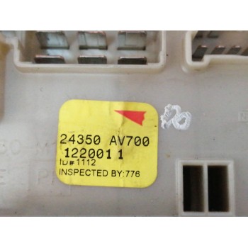 Recambio de caja reles / fusibles para nissan primera berlina (p12) 2.2 16v turbodiesel cat referencia OEM IAM 24350AV700  