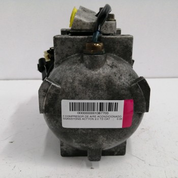 Recambio de compresor aire acondicionado para ssangyong actyon 2.0 td cat referencia OEM IAM   