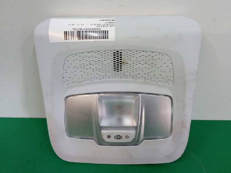 Recambio de luz interior para peugeot 208 style referencia OEM IAM 96754056PR 9674441377 Recambio de luz interior para peugeot 208 style referencia OEM IAM 96754056PR 9674441377