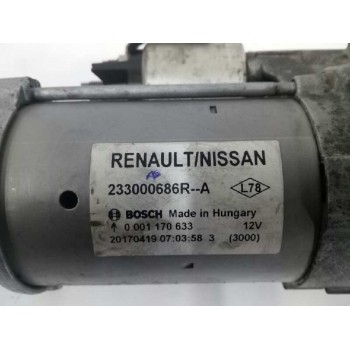 Recambio de motor arranque para renault kadjar xmod 4x4 referencia OEM IAM 233000686R 0001170633 