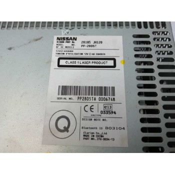 Recambio de sistema audio / radio cd para nissan x-trail (t31) xe referencia OEM IAM 28185JH120  