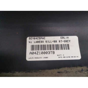 Recambio de faldon lateral para jeep gr.cherokee (wj/wg) 2.7 crd cat referencia OEM IAM A04Z10003TB DERECHO 