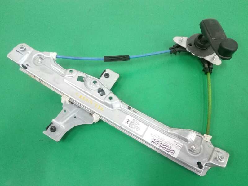 Recambio de elevalunas trasero izquierdo para peugeot 208 style referencia OEM IAM FUNDA 9673153980 MANUAL 