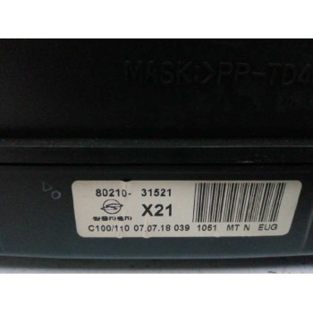 Recambio de cuadro instrumentos para ssangyong actyon 2.0 td cat referencia OEM IAM 8021031521  